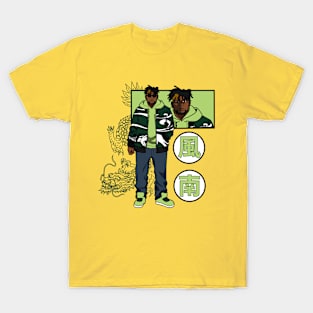 The Green Dragon (Yellow) T-Shirt